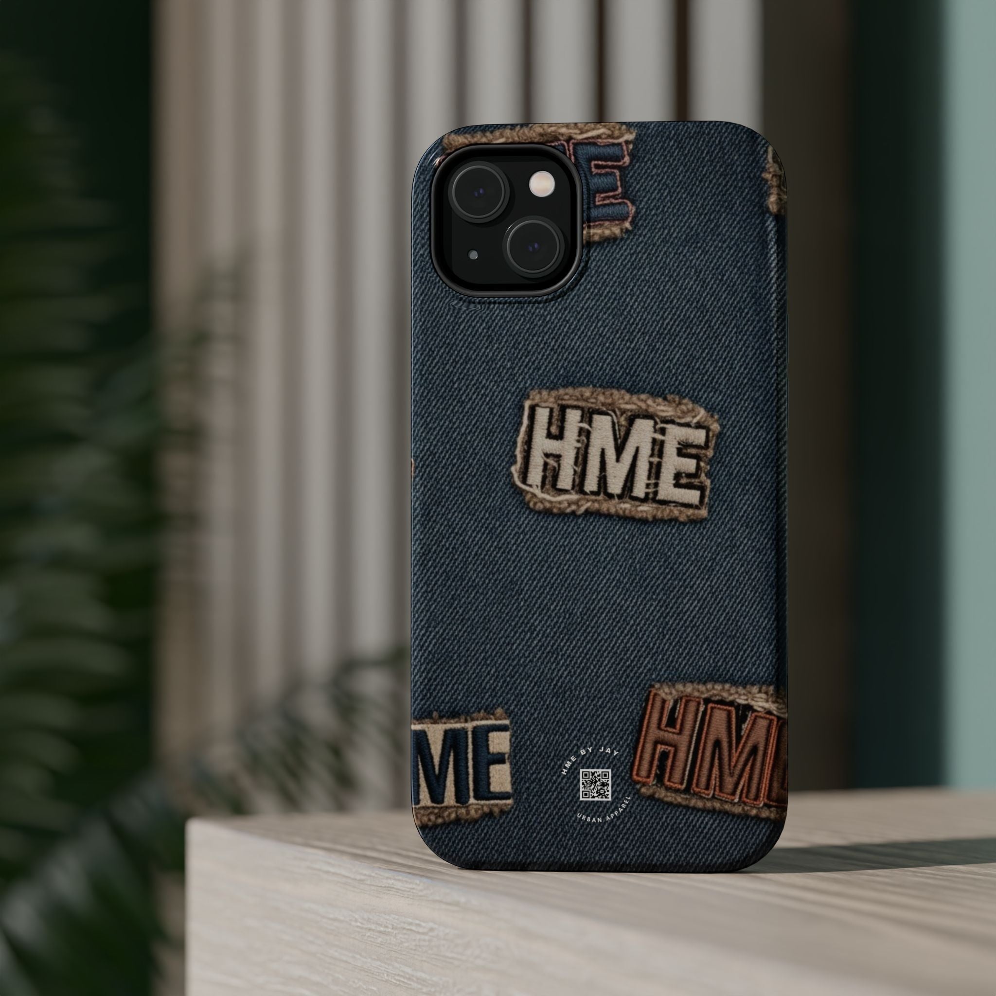 Denim HME Magnetic Impact-Resistant Case