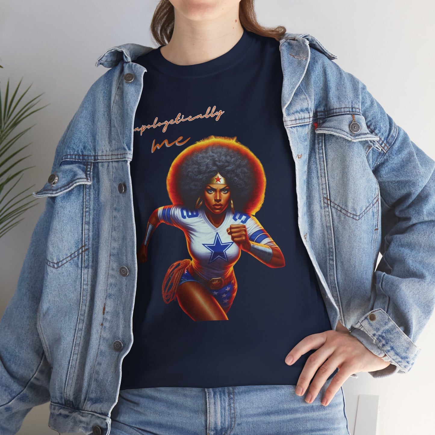 HME Dallas Wonder Woman Unapologetically Unisex Heavy Cotton Tee