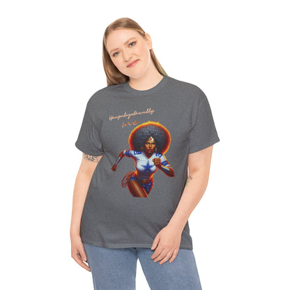 HME Dallas Wonder Woman Unapologetically Unisex Heavy Cotton Tee