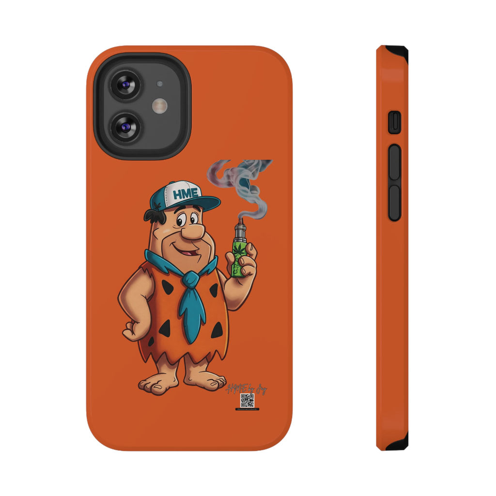 Phone Case - 420 Fred Flintstone with his THC Vape Pen Design