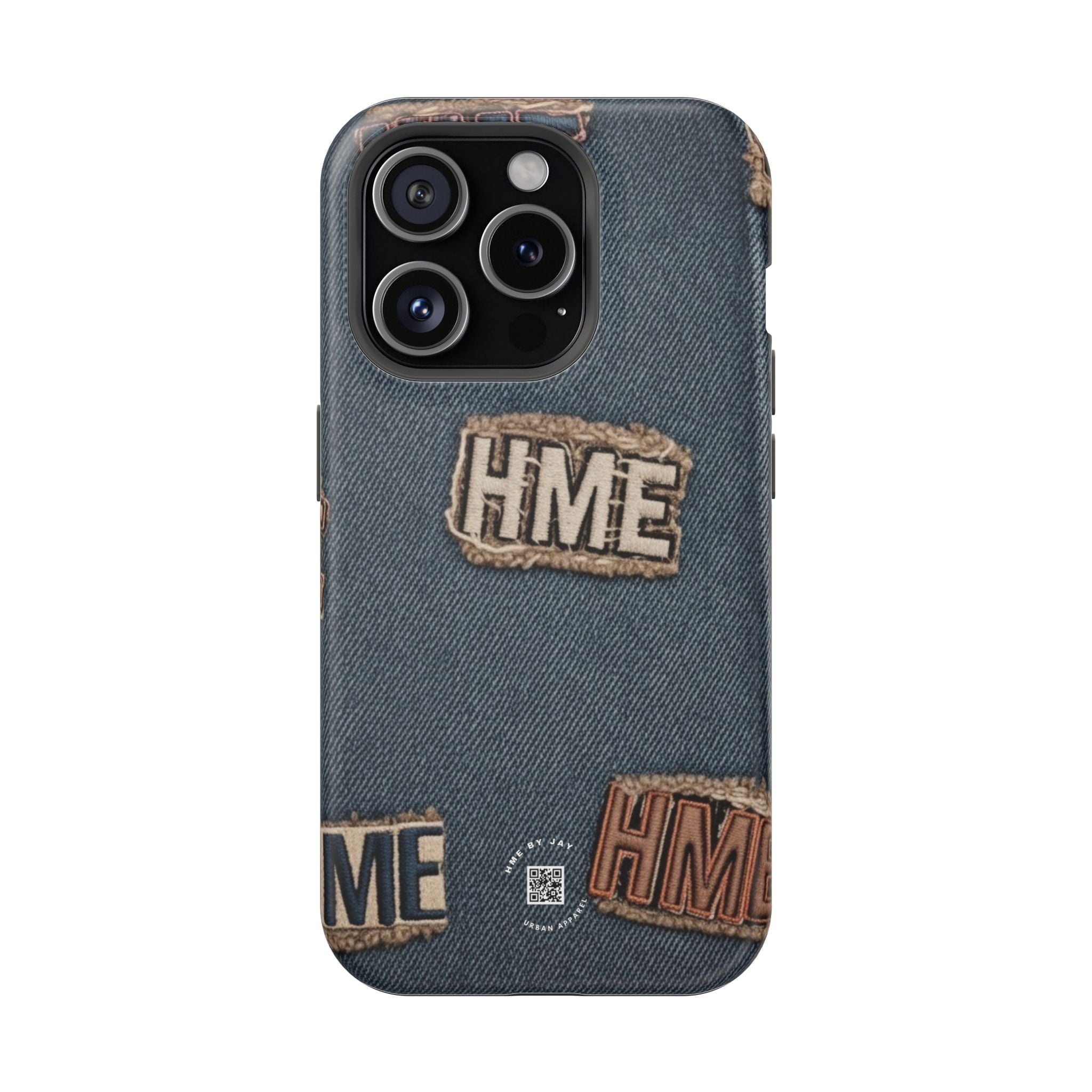 Denim HME Magnetic Impact-Resistant Case