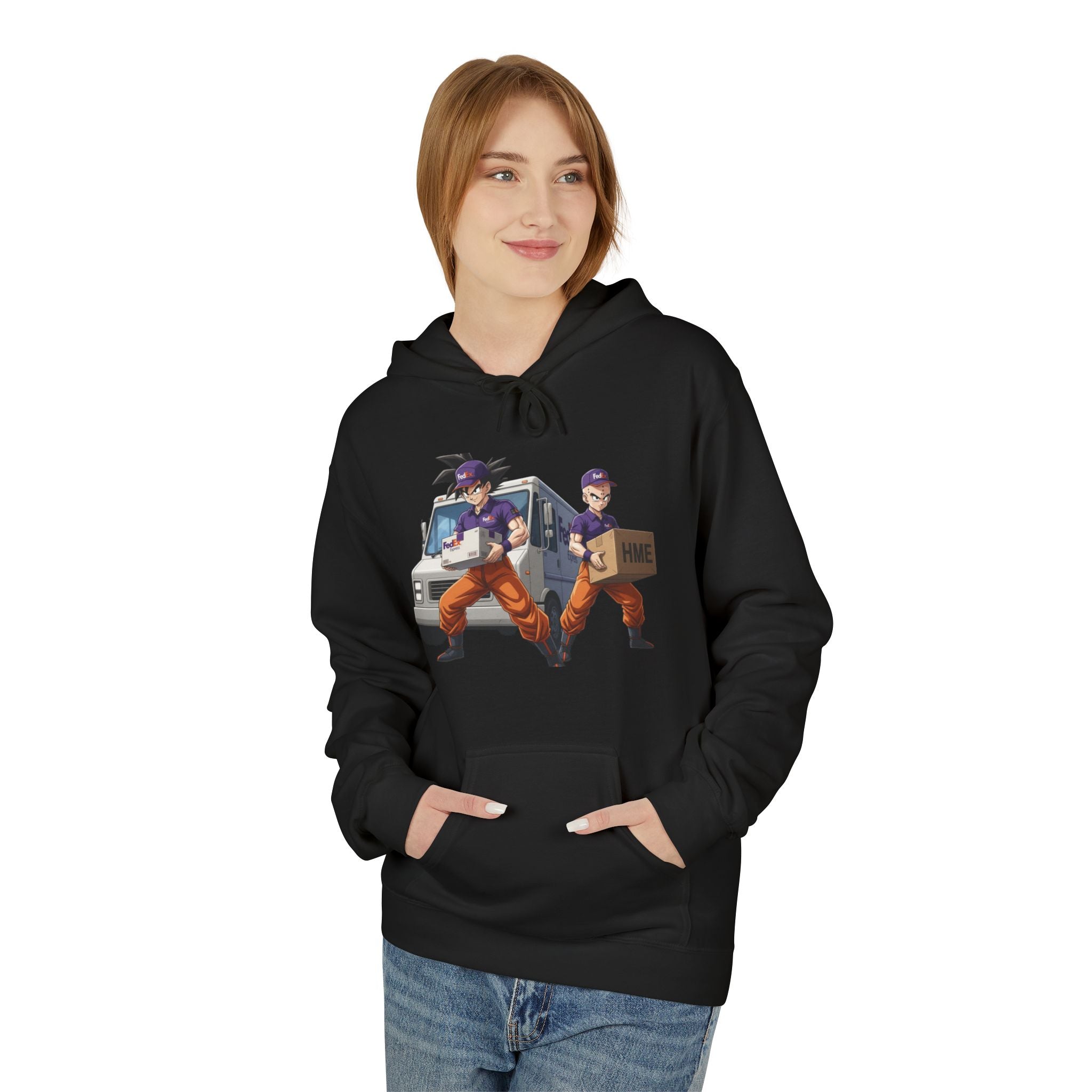 Anime-Inspired Midweight Fleece Hoodie for Fans