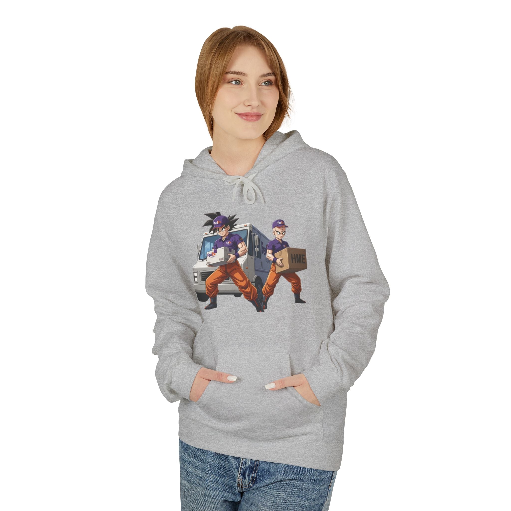 Anime-Inspired Midweight Fleece Hoodie for Fans