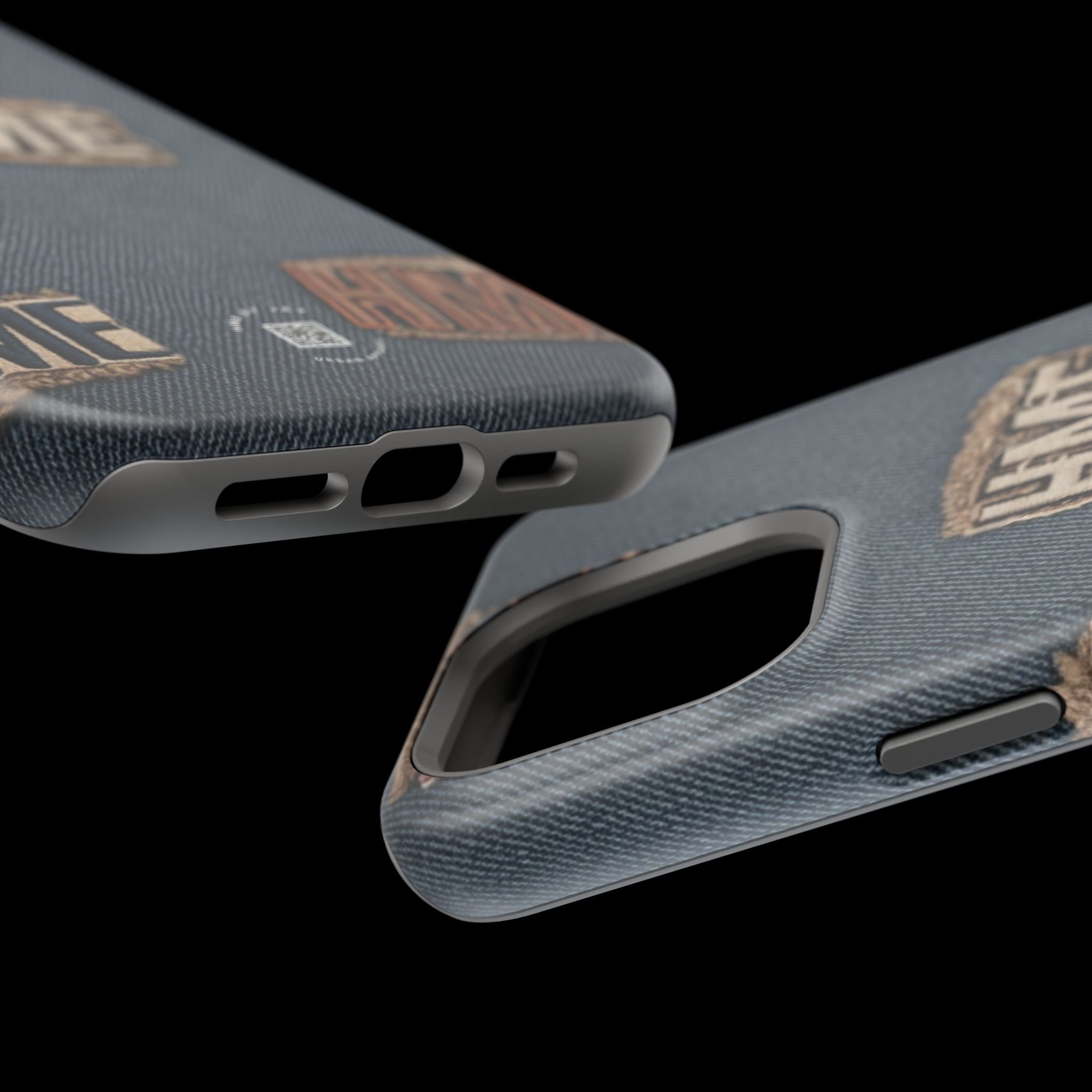 Denim HME Magnetic Impact-Resistant Case