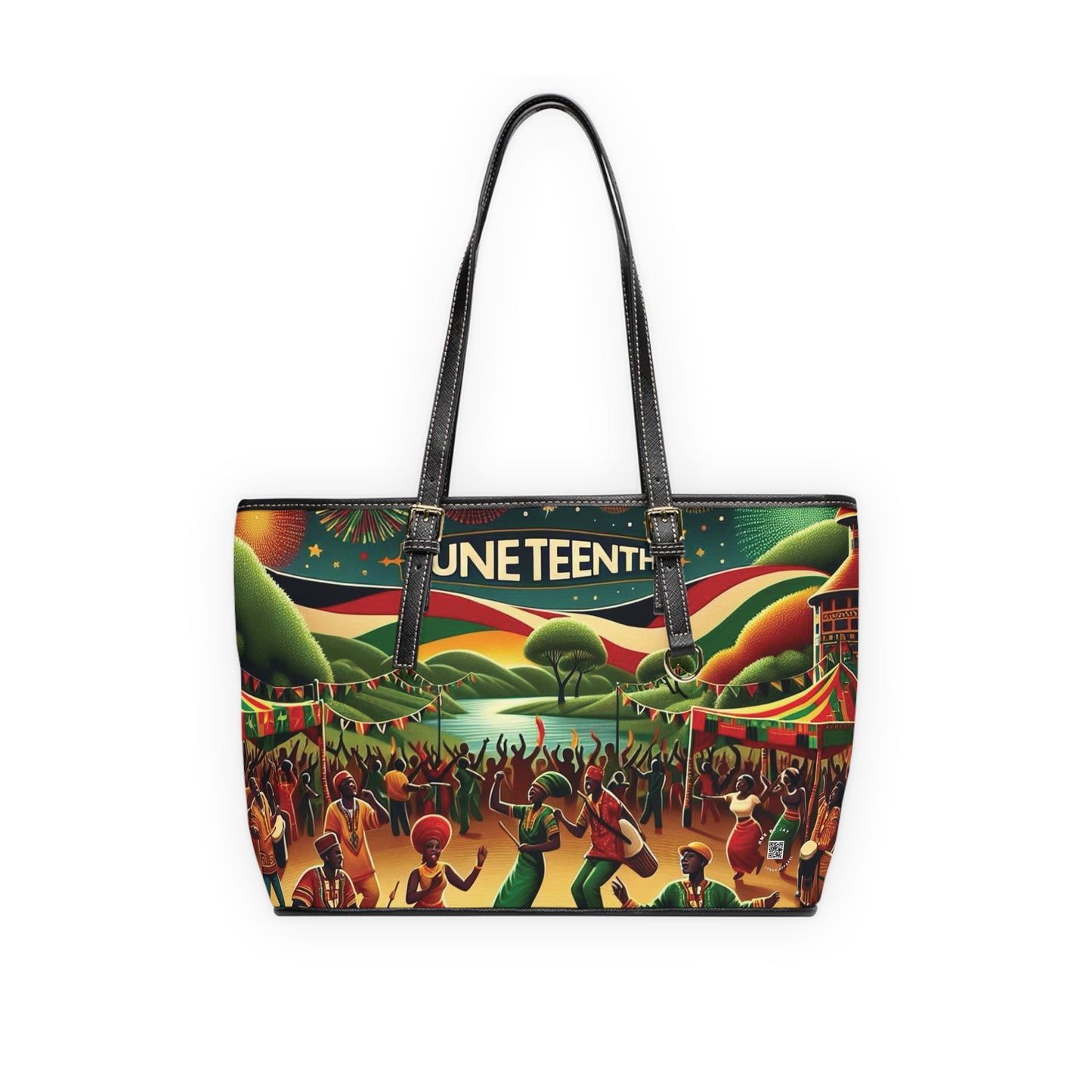 Shoulder Bag - Ahnye's Melanin Collection Juneteenth Celebration PU Leather