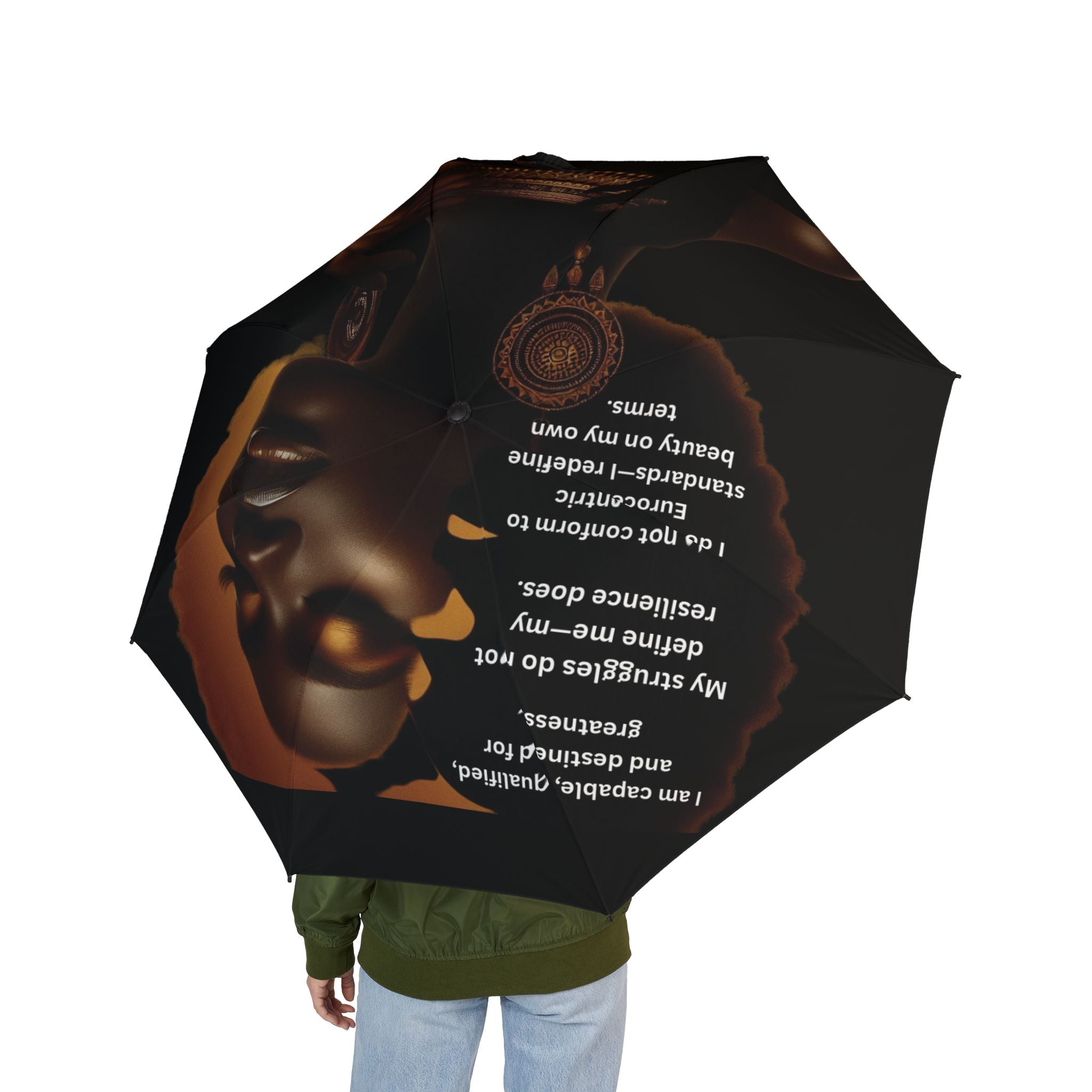 Umbrella Words of Affirmations Ahnye's Melanin Collection