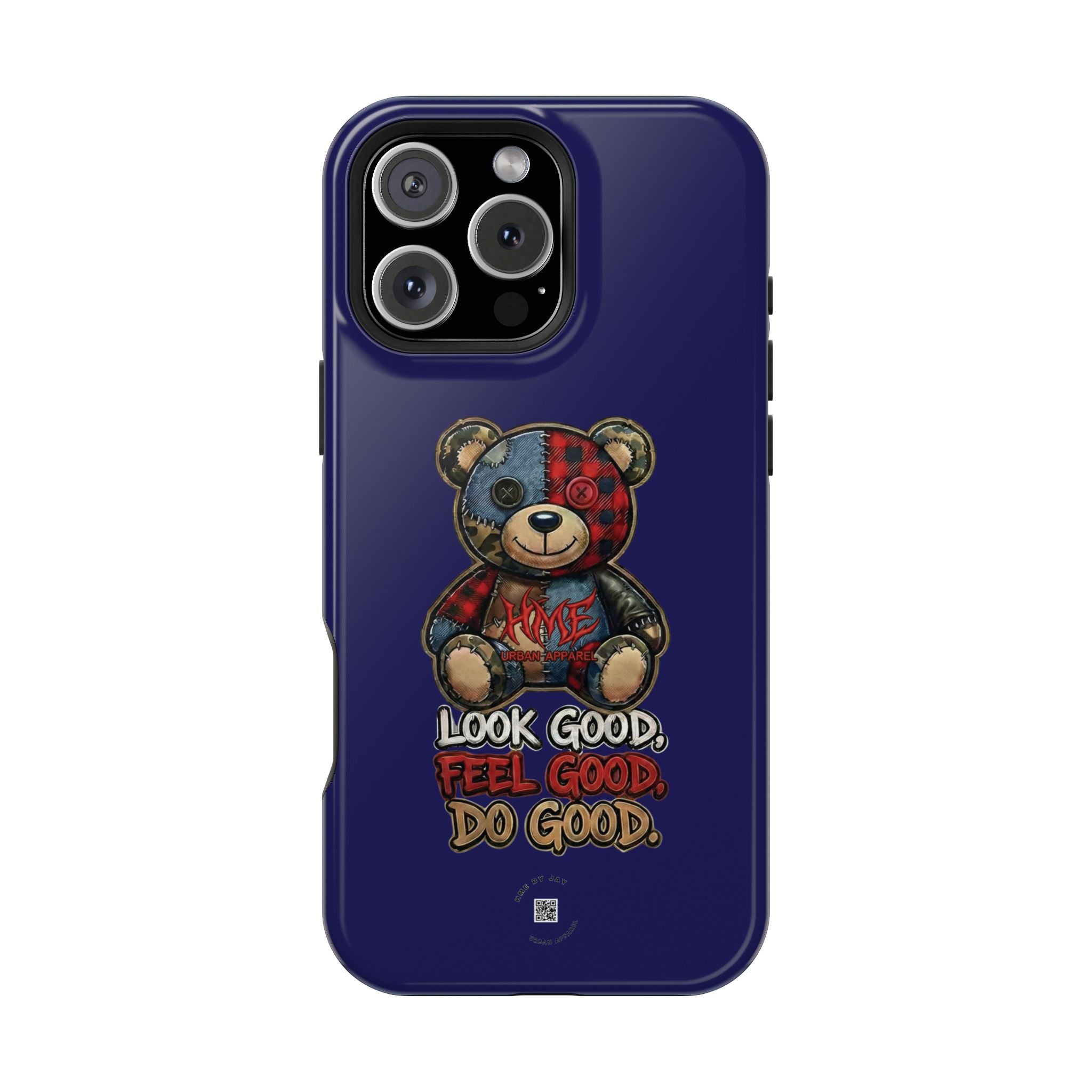 Phone Case — "Look Good, Feel Good, Do Good" Teddy Magnetic Impact-Resistant Case