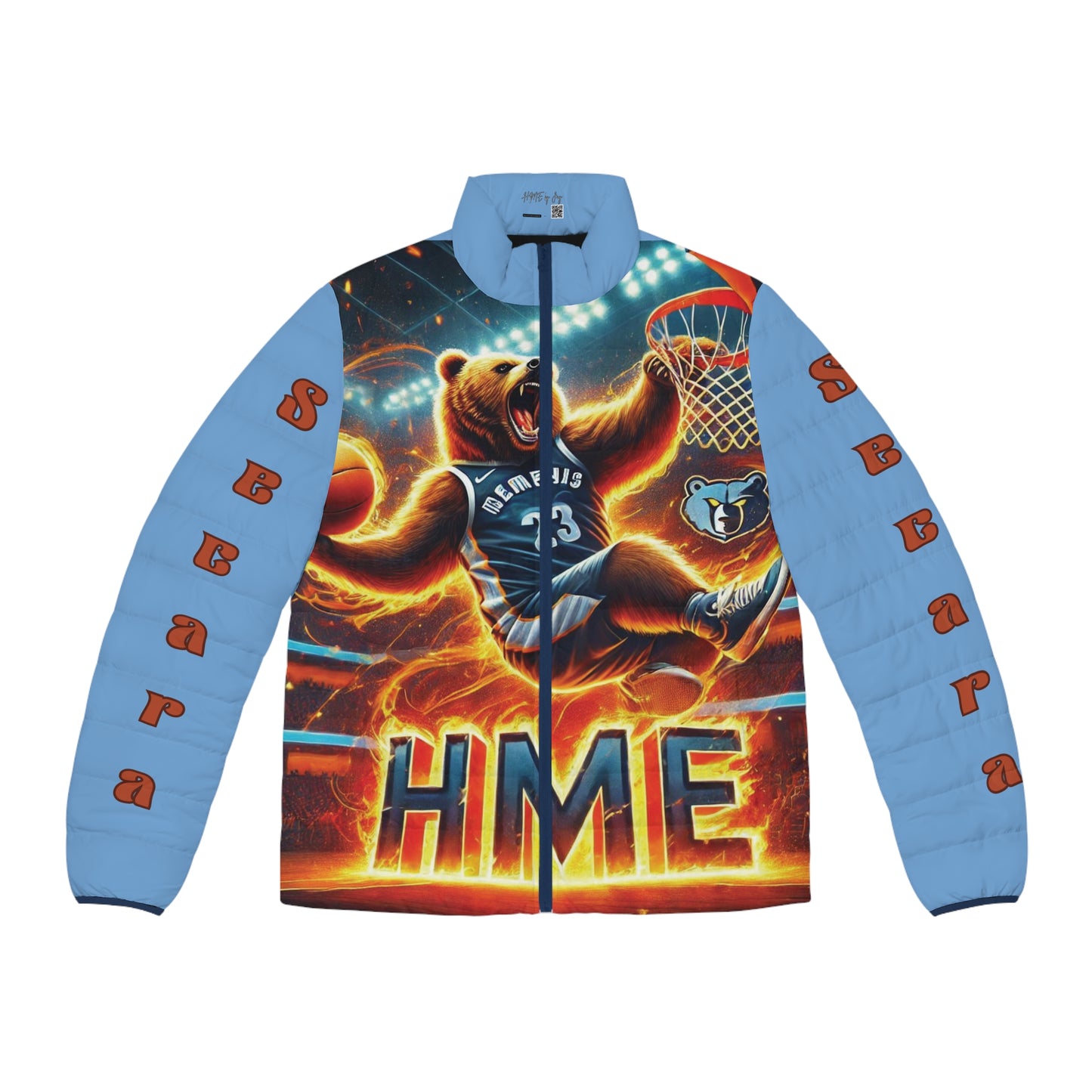 Unisex Puffer Jacket - HME Custom Grizzlies