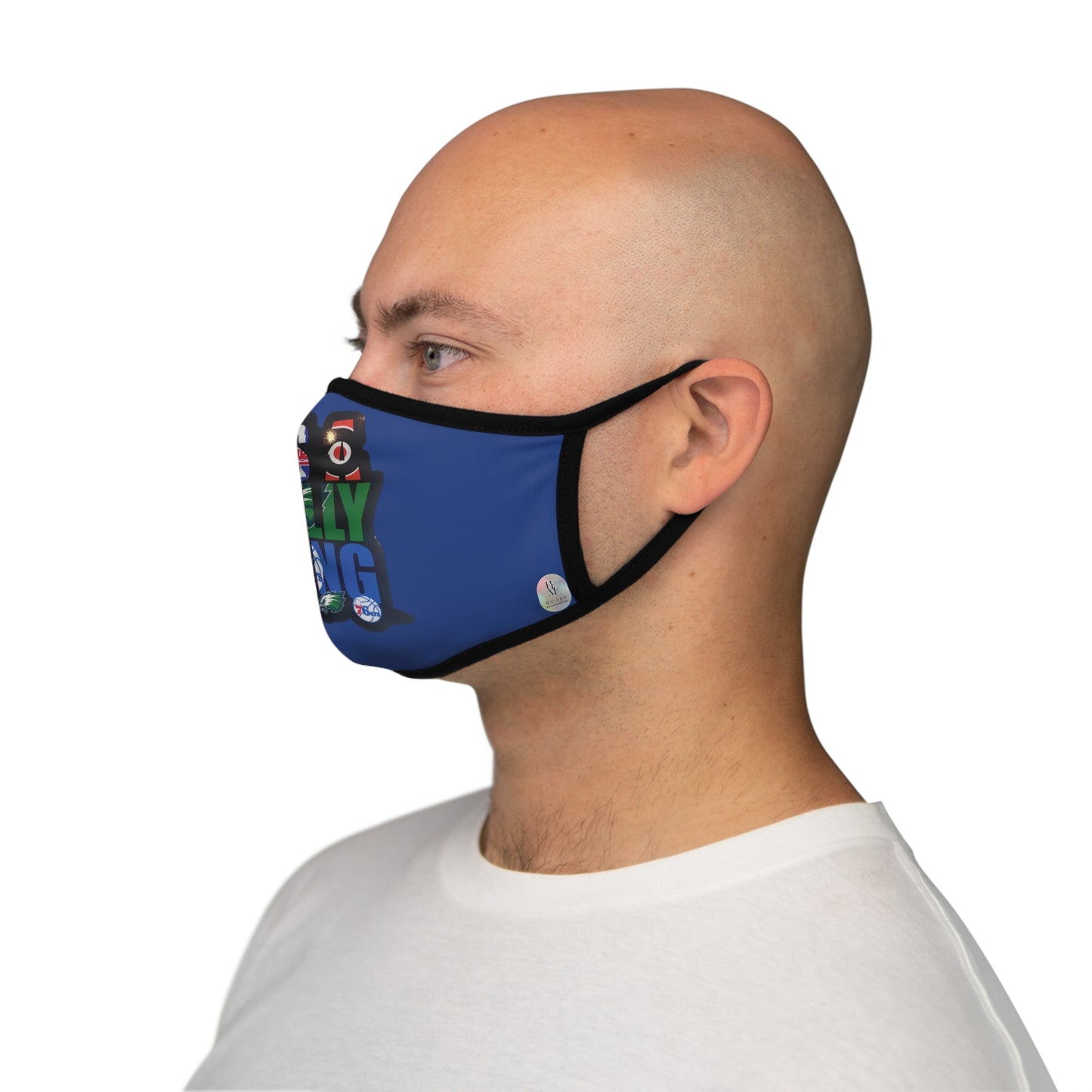 Rep Yo City It’s a Philly Thing Blue Fitted 2 layer Polyester Face Mask