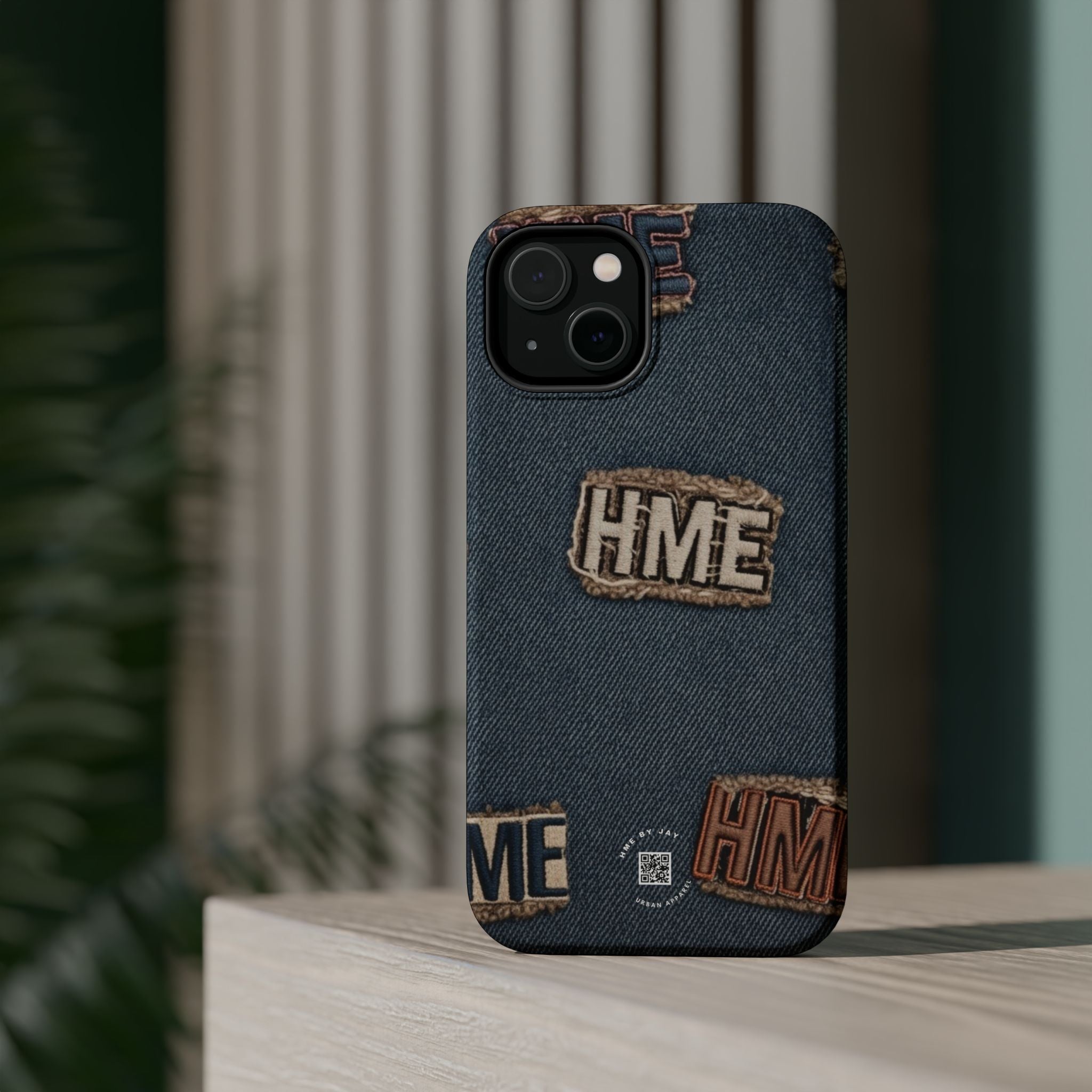 Denim HME Magnetic Impact-Resistant Case
