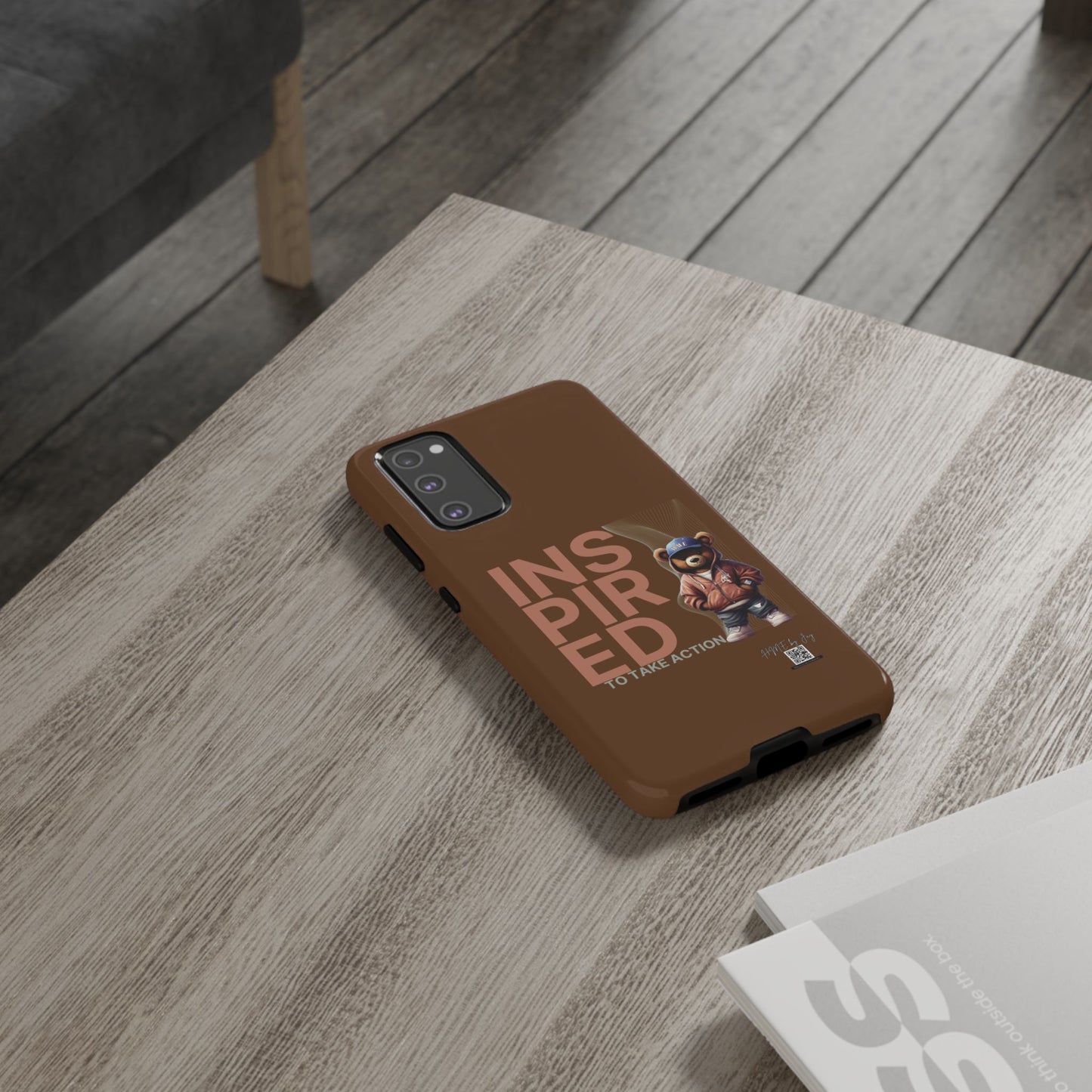 Phone Case - HME Bear Logo, Inspired to take action