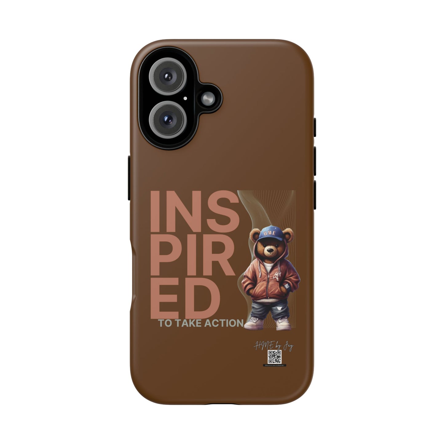 Phone Case - HME Bear Logo, Inspired to take action