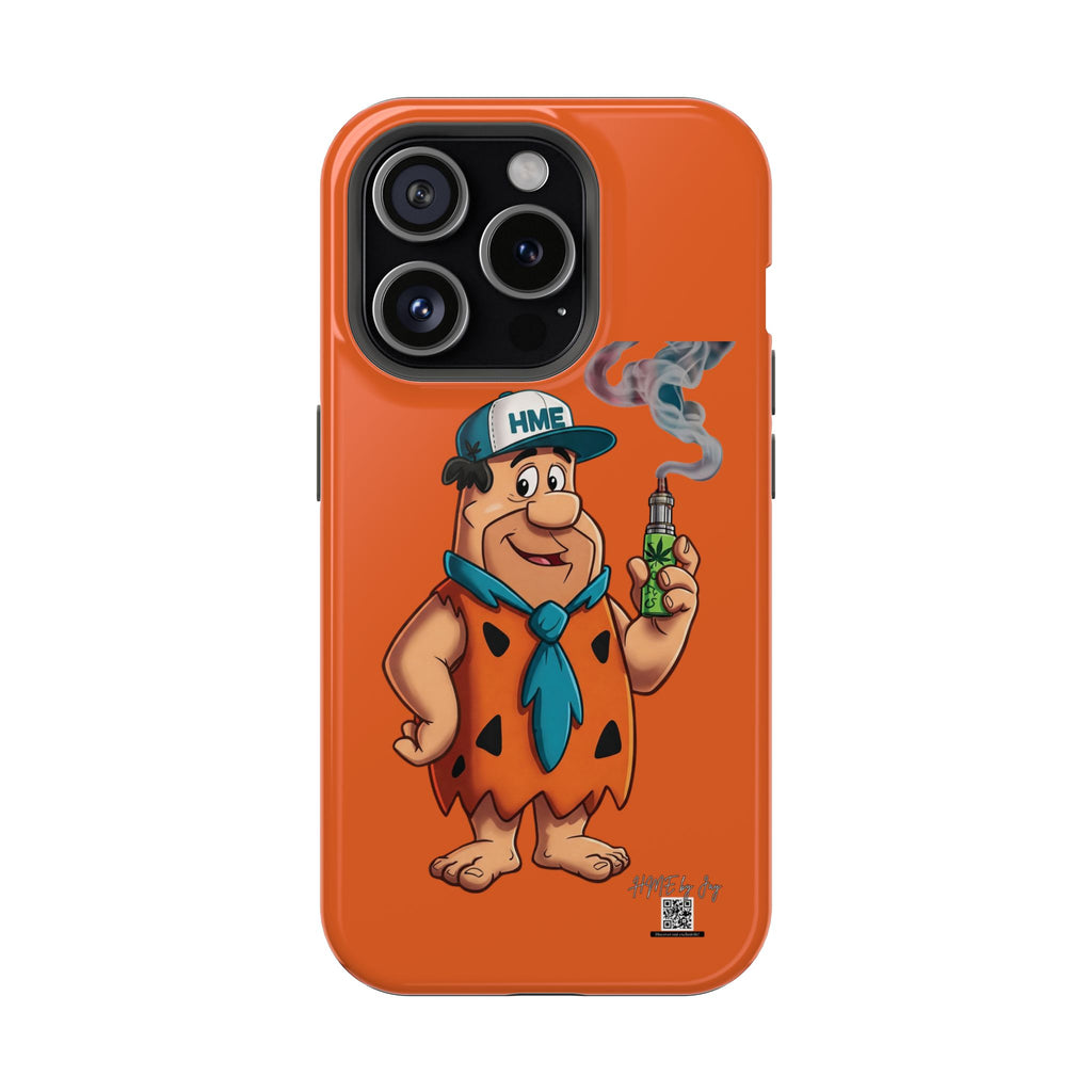 Phone Case - 420 Fred Flintstone with his THC Vape Pen Design