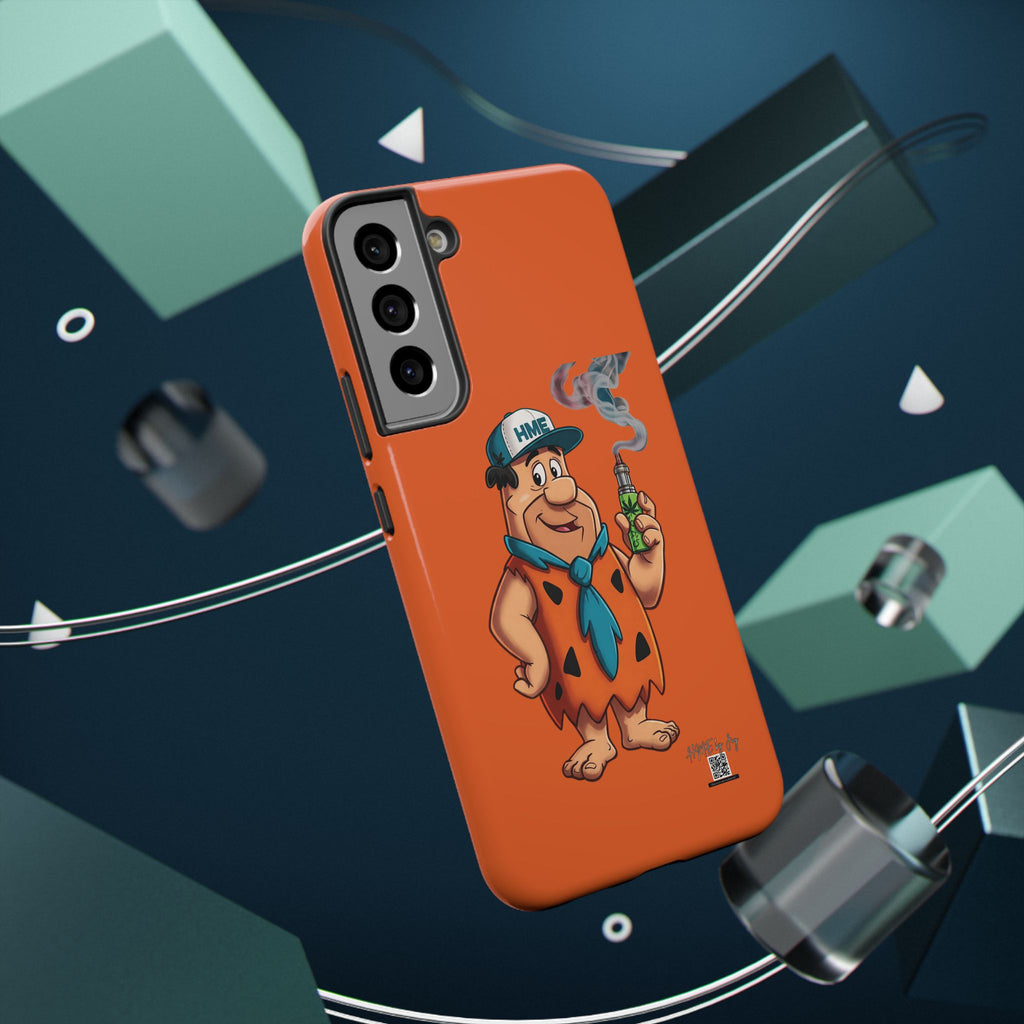 Phone Case - 420 Fred Flintstone with his THC Vape Pen Design