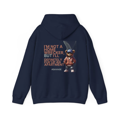 HME Bear Logo Hoodie - I'm not a Home Wrecker Design