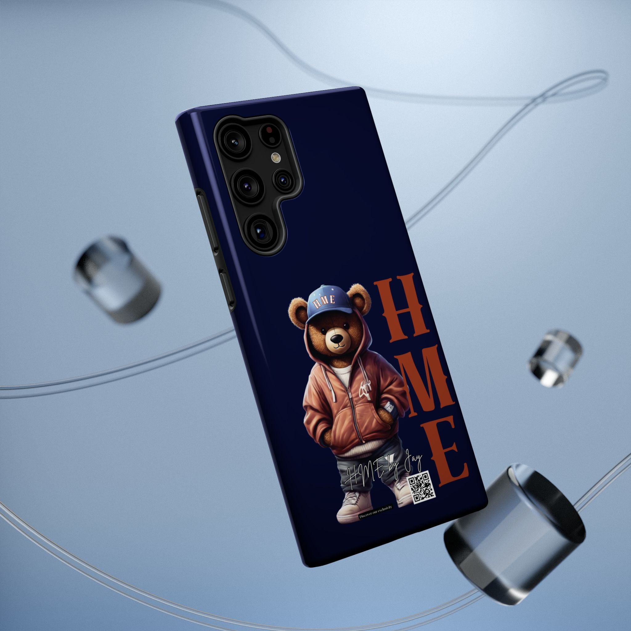 Phone Cases - HME Bear Logo Collection in Navy