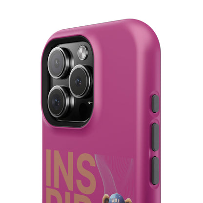 Phone Cases - HME Logo Bear, Inspired to take action Pink