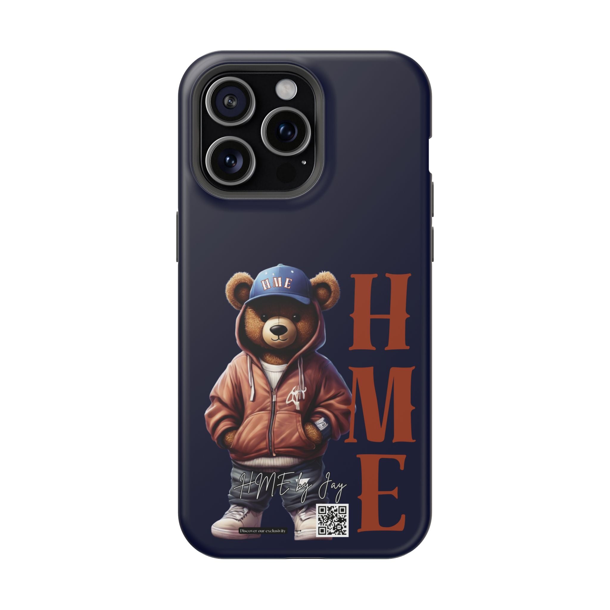 Phone Cases - HME Bear Logo Collection in Navy