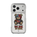 Clear Magnetic Phone Case — Teddy Bear “Look Good, Feel Good, Do Good”