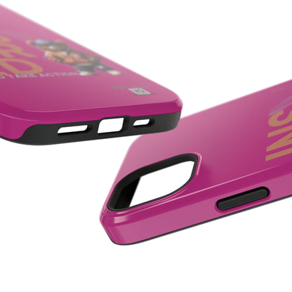 Phone Cases - HME Logo Bear, Inspired to take action Pink