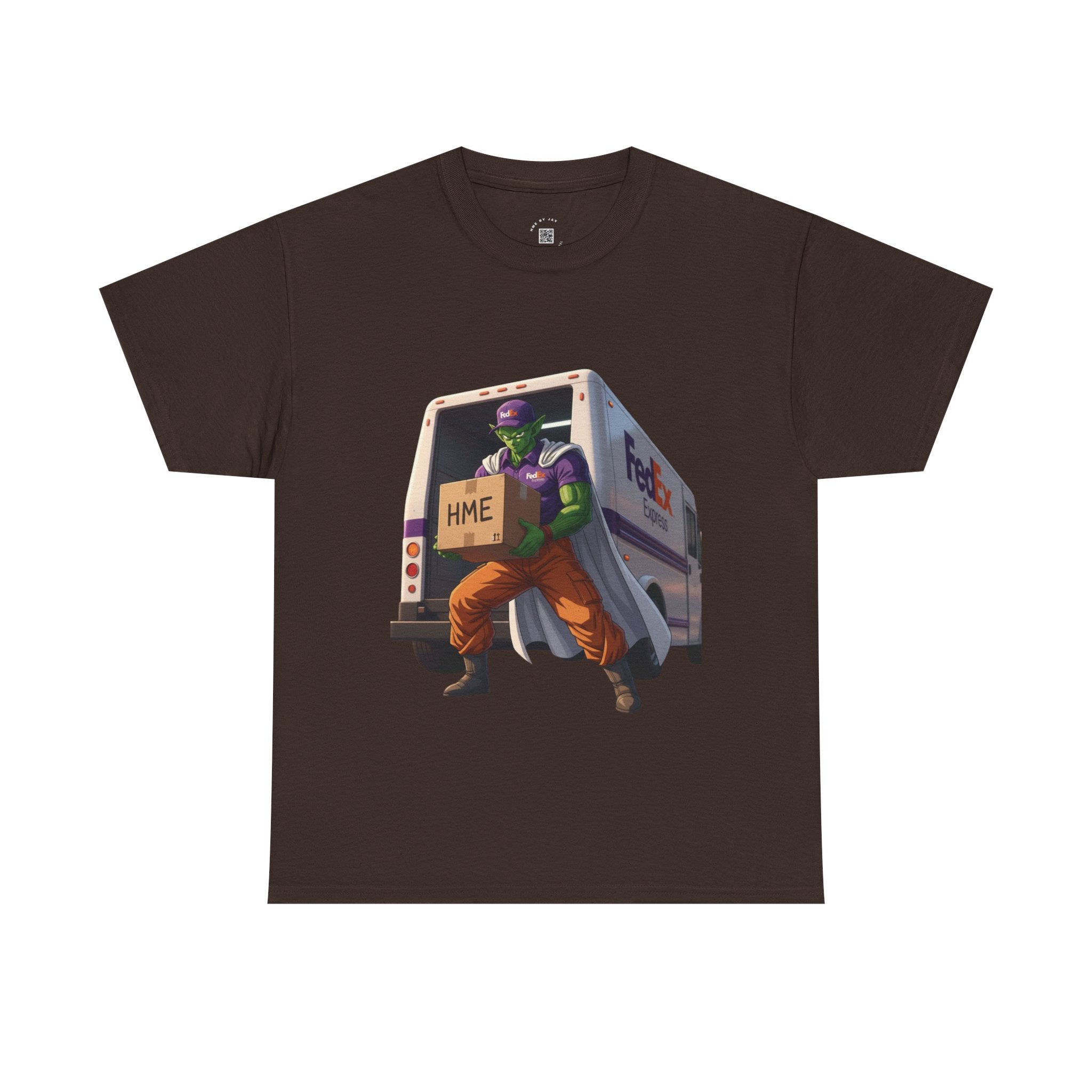 Anime Graphic Tee - Dragon Ball Z Piccolo FedEx Delivery