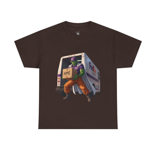 Anime Graphic Tee - Dragon Ball Z Piccolo FedEx Delivery