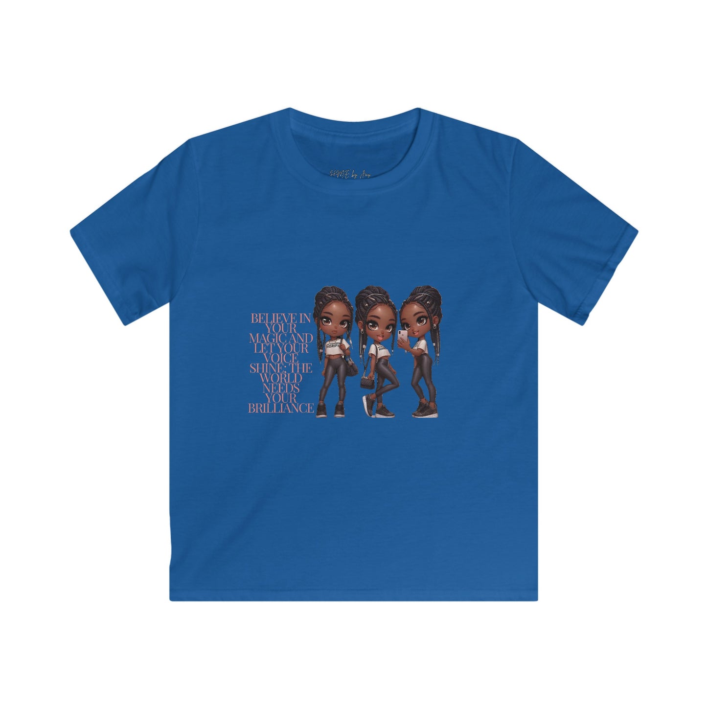 Ahnye’s Melanin Collection Brilliance Kids Softstyle Tee