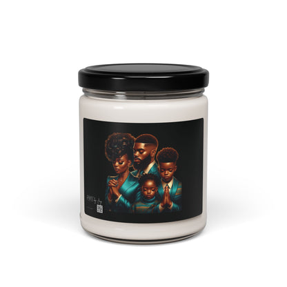 Ahnye’s Melanin Collection Praying Family Scented Soy Candle, 9oz