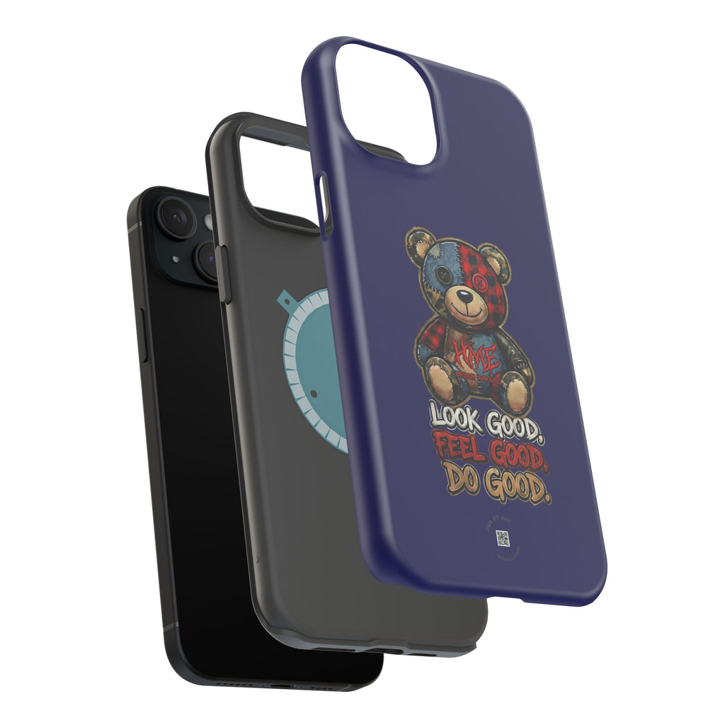 Phone Case — "Look Good, Feel Good, Do Good" Teddy Magnetic Impact-Resistant Case