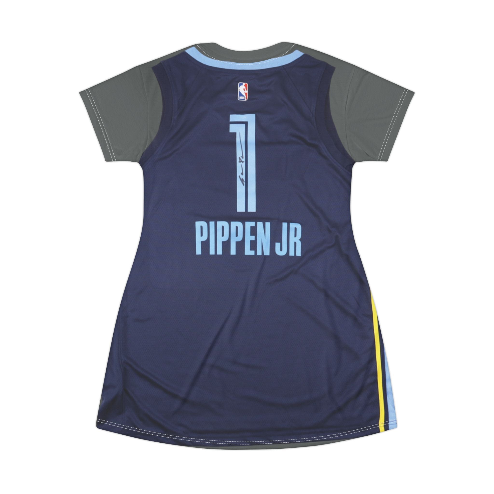 NBA Young Stars T-Shirt Dress - Memphis Grizzlies Scotty Pippen Jr, Jaren Jackson Jr, Jaylen Wells