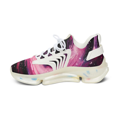 FlexComfort Pink Galaxy Women's Mesh Sneakers