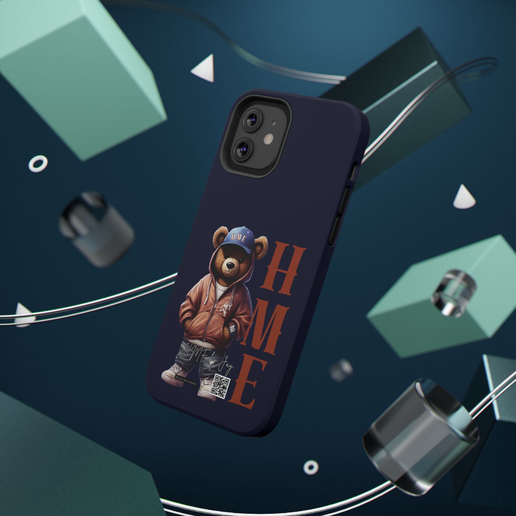 Phone Cases - HME Bear Logo Collection in Navy