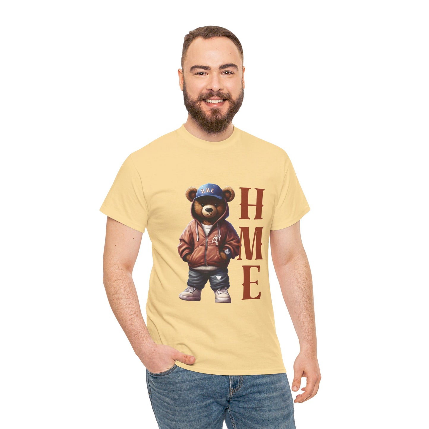 HME Bear Logo Collection Unisex Heavy Cotton Tee