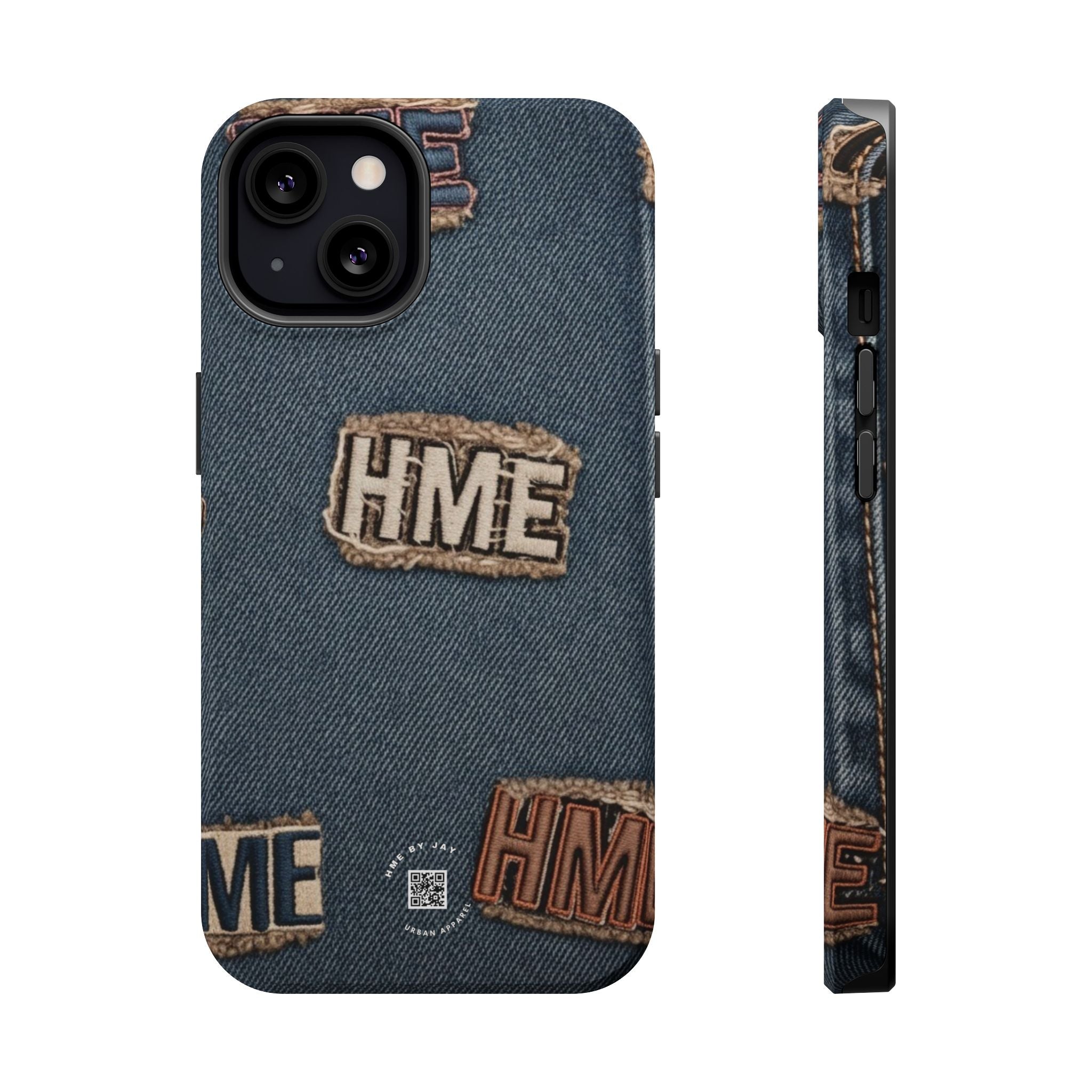 Denim HME Magnetic Impact-Resistant Case