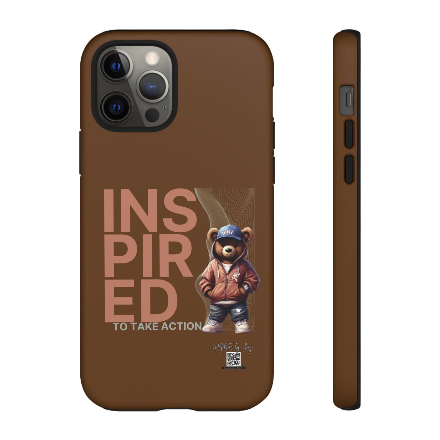 Phone Case - HME Bear Logo, Inspired to take action