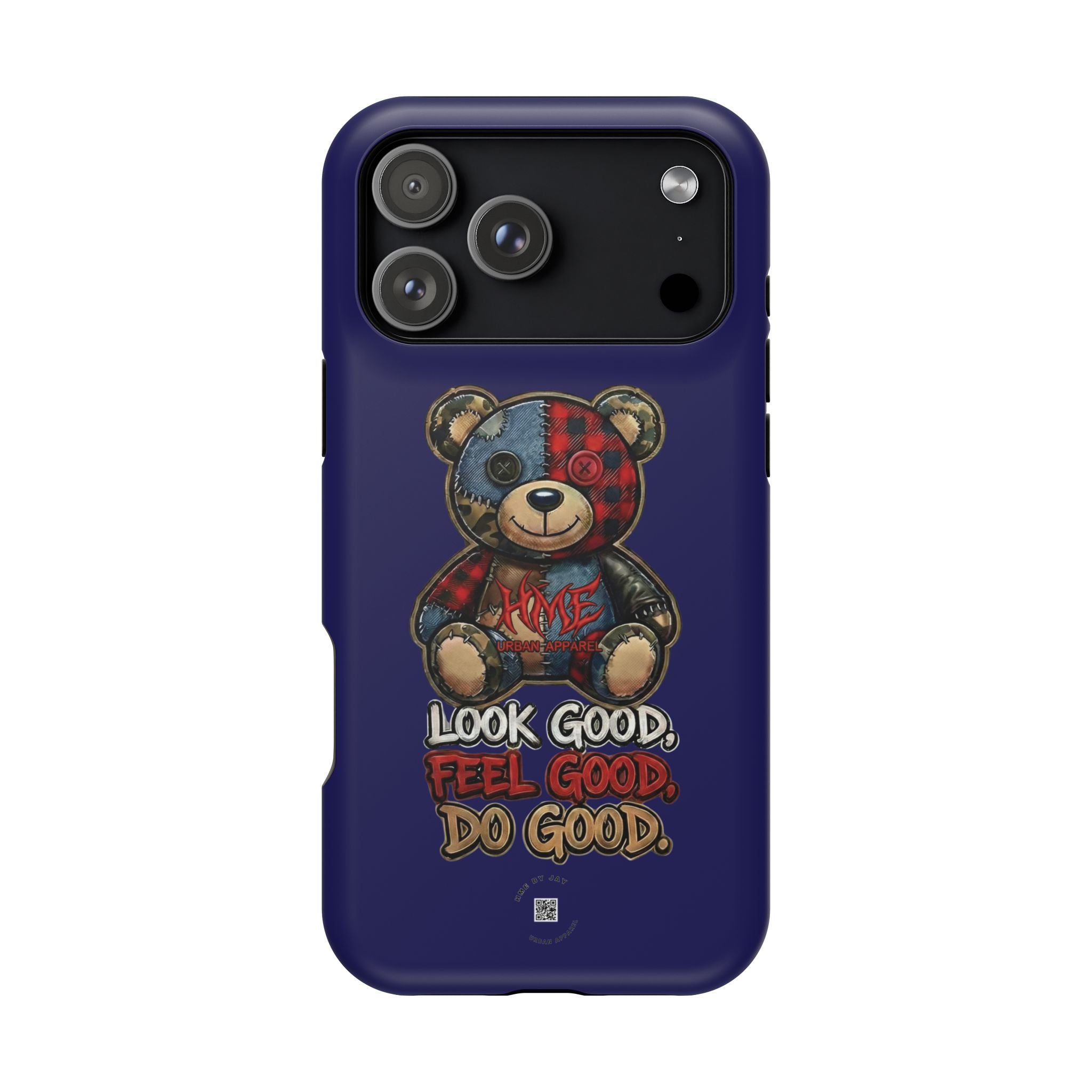 Phone Case — "Look Good, Feel Good, Do Good" Teddy Magnetic Impact-Resistant Case