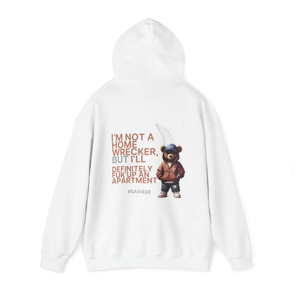 HME Bear Logo Hoodie - I'm not a Home Wrecker Design