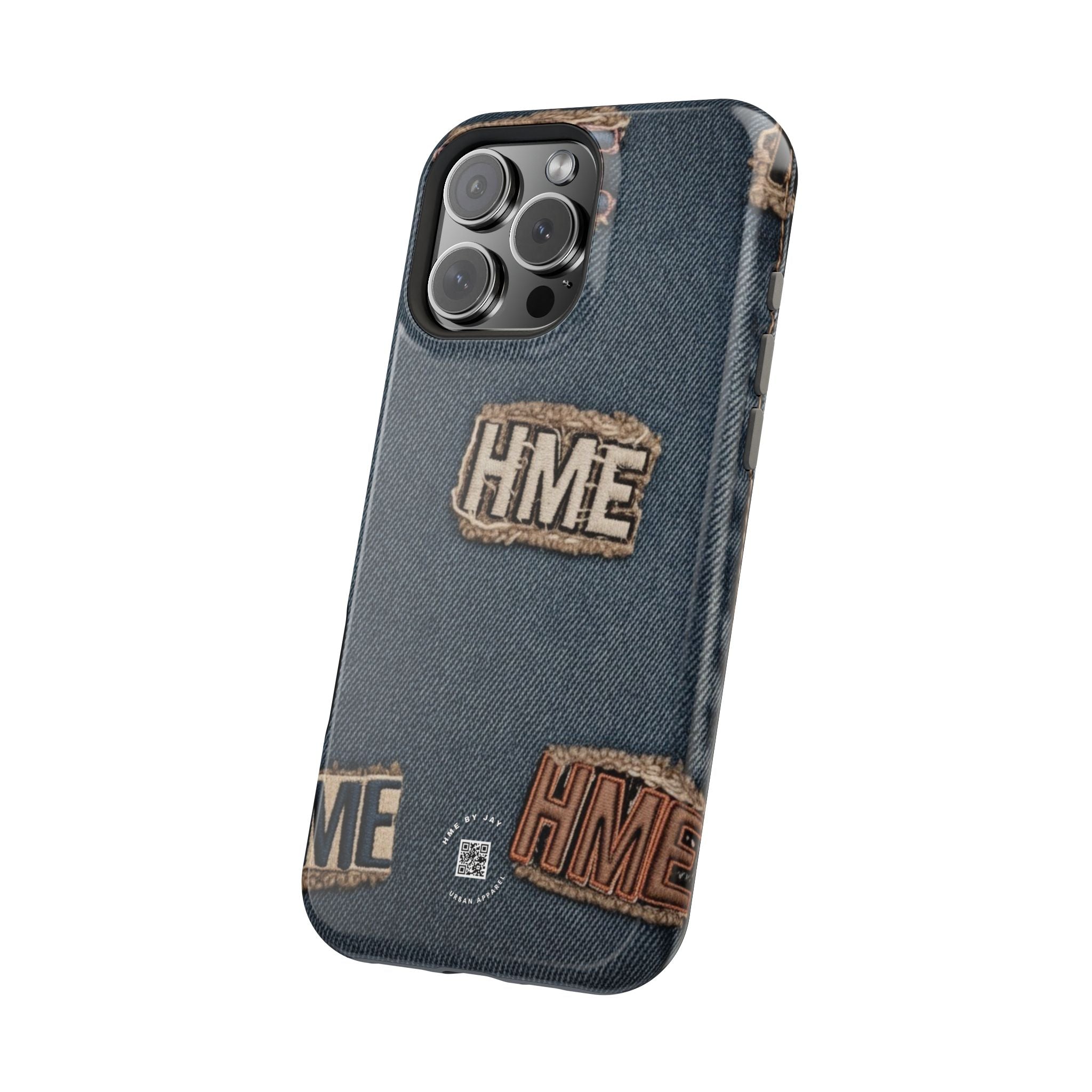 Denim HME Magnetic Impact-Resistant Case