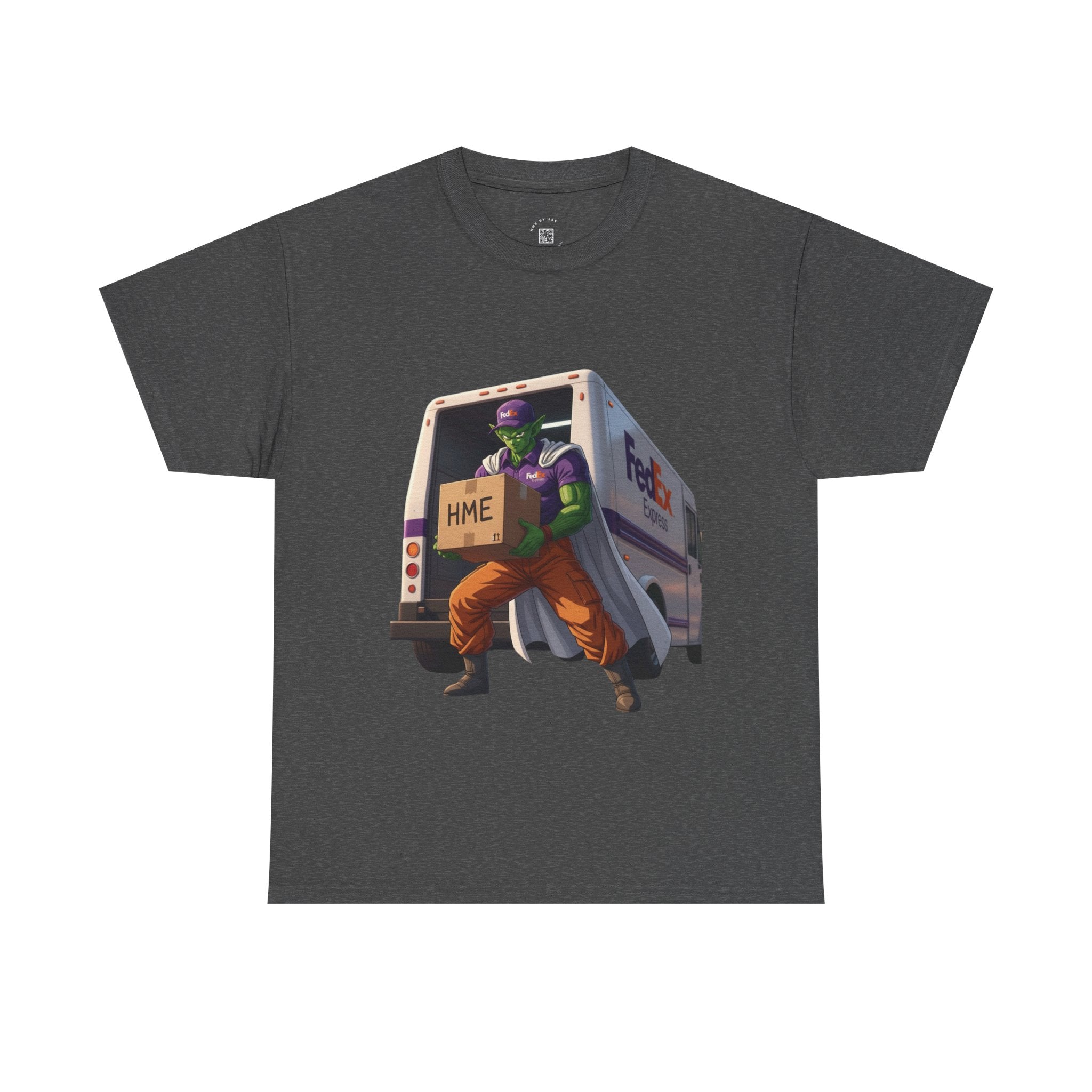 Anime Graphic Tee - Dragon Ball Z Piccolo FedEx Delivery
