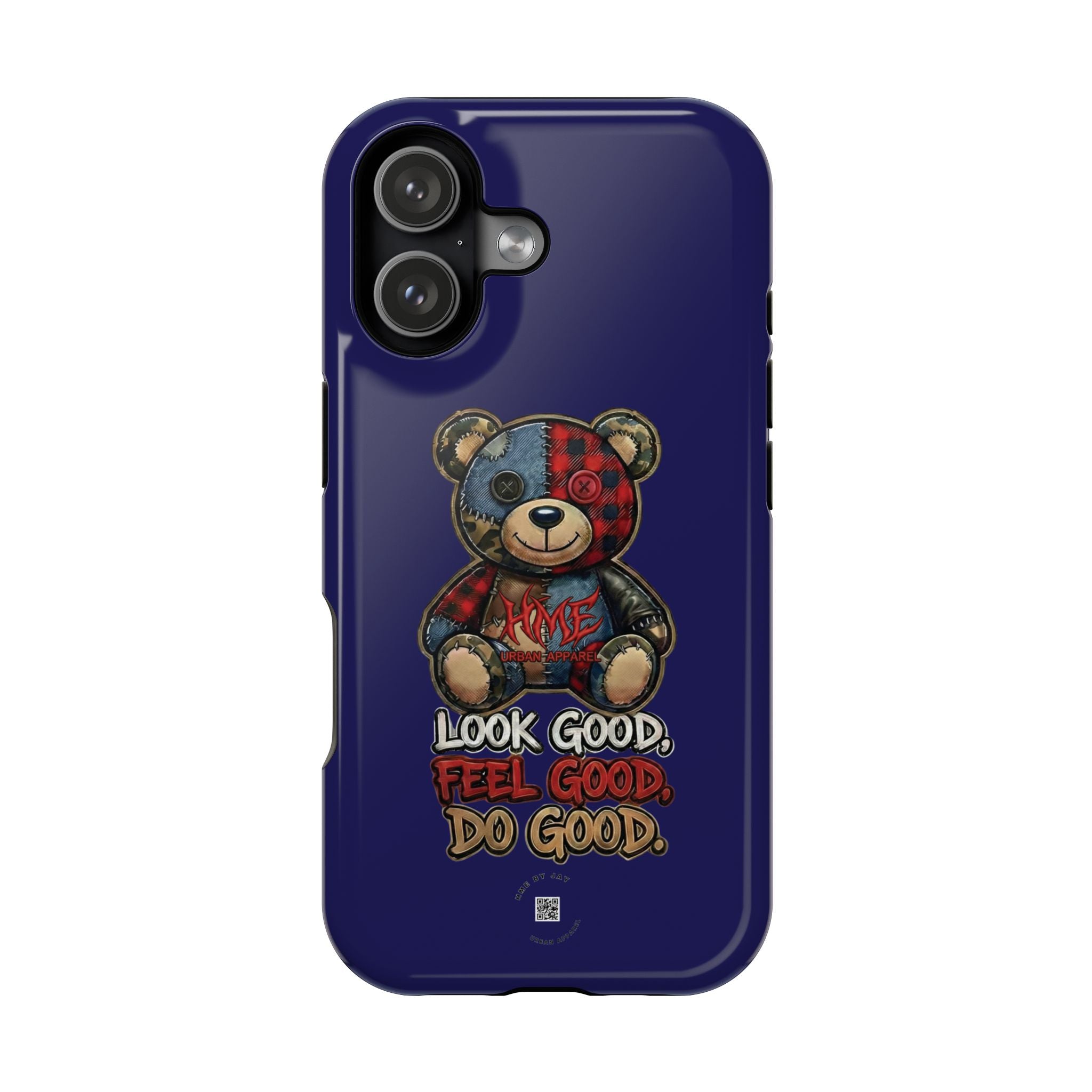 Phone Case — "Look Good, Feel Good, Do Good" Teddy Magnetic Impact-Resistant Case