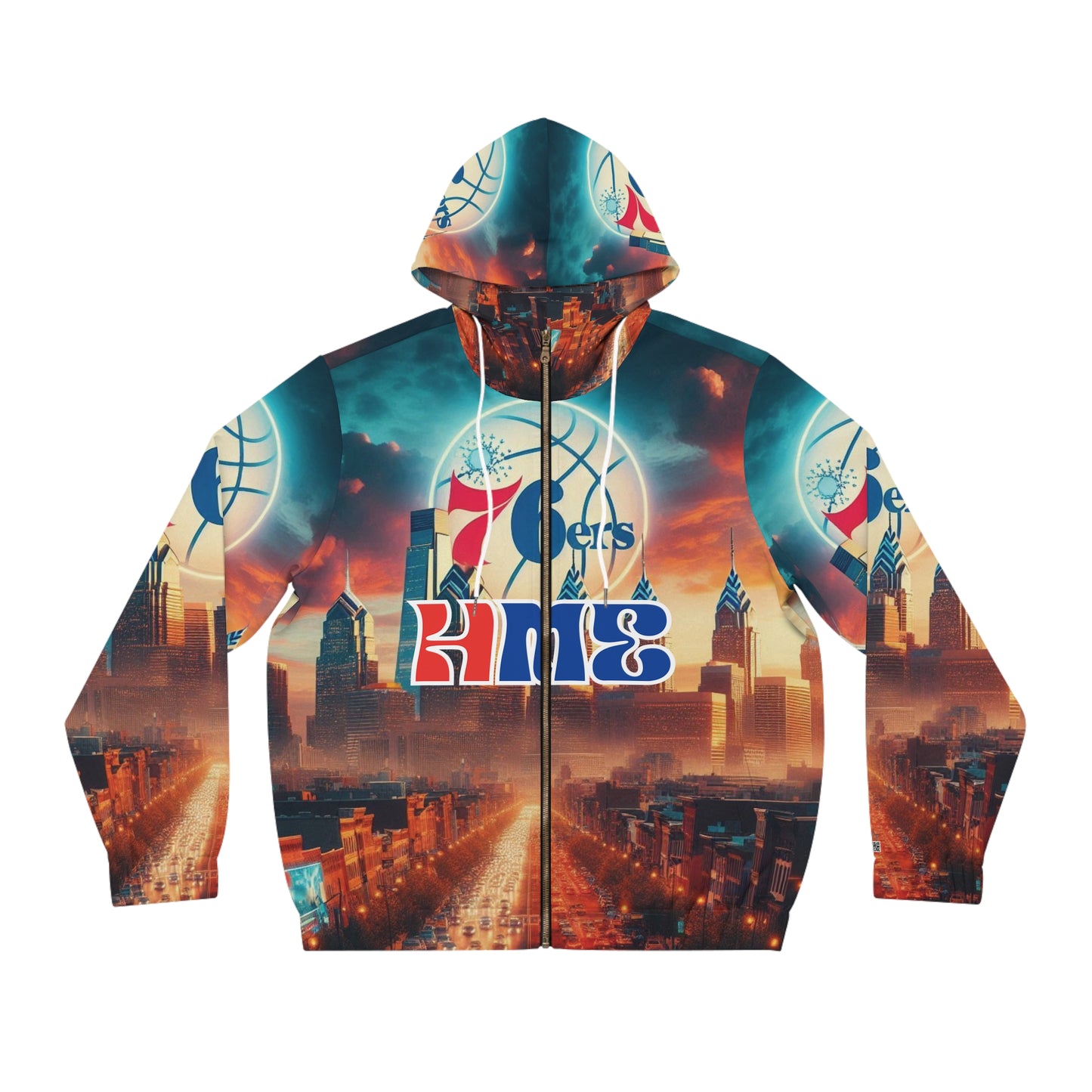 HME Philadelphia 76ers Full-Zip Hoodie