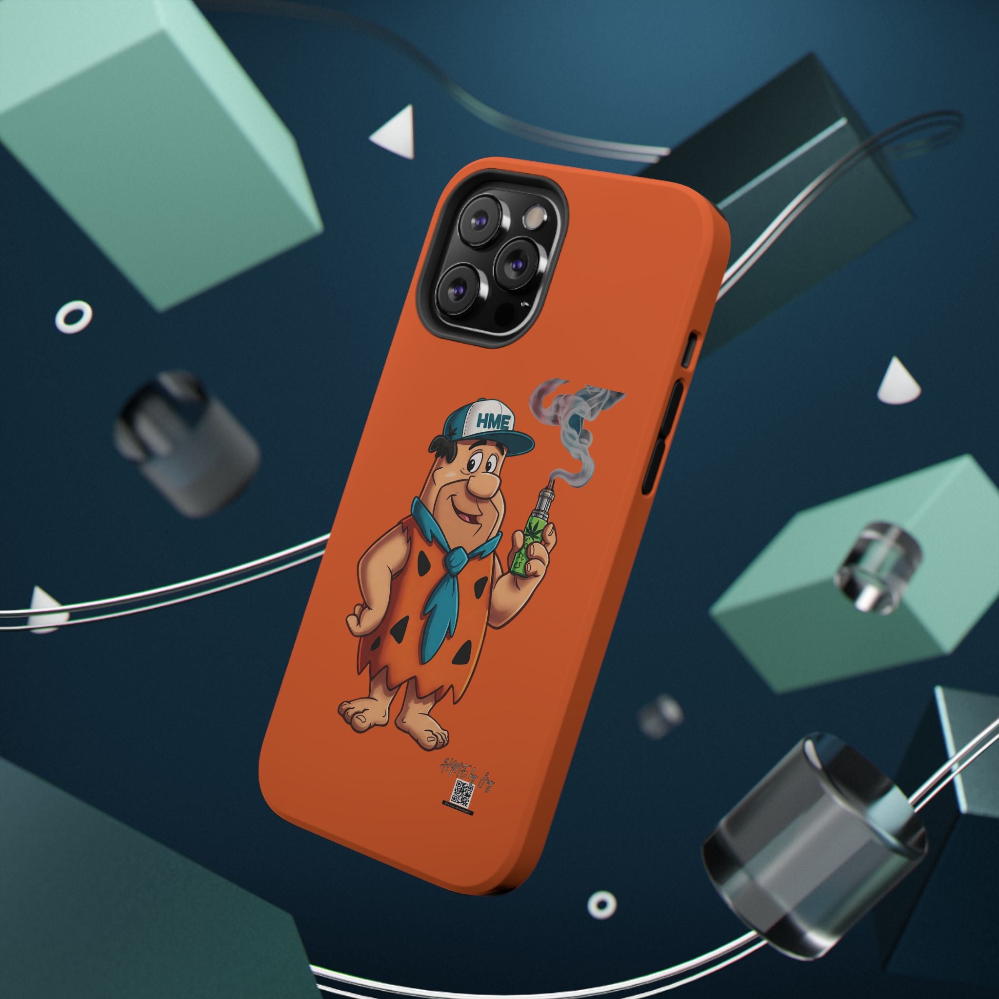Phone Case - 420 Fred Flintstone with his THC Vape Pen Design