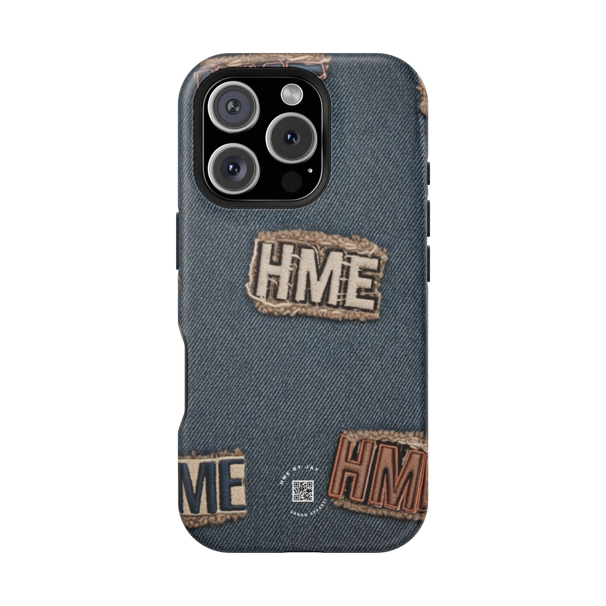 Denim HME Magnetic Impact-Resistant Case