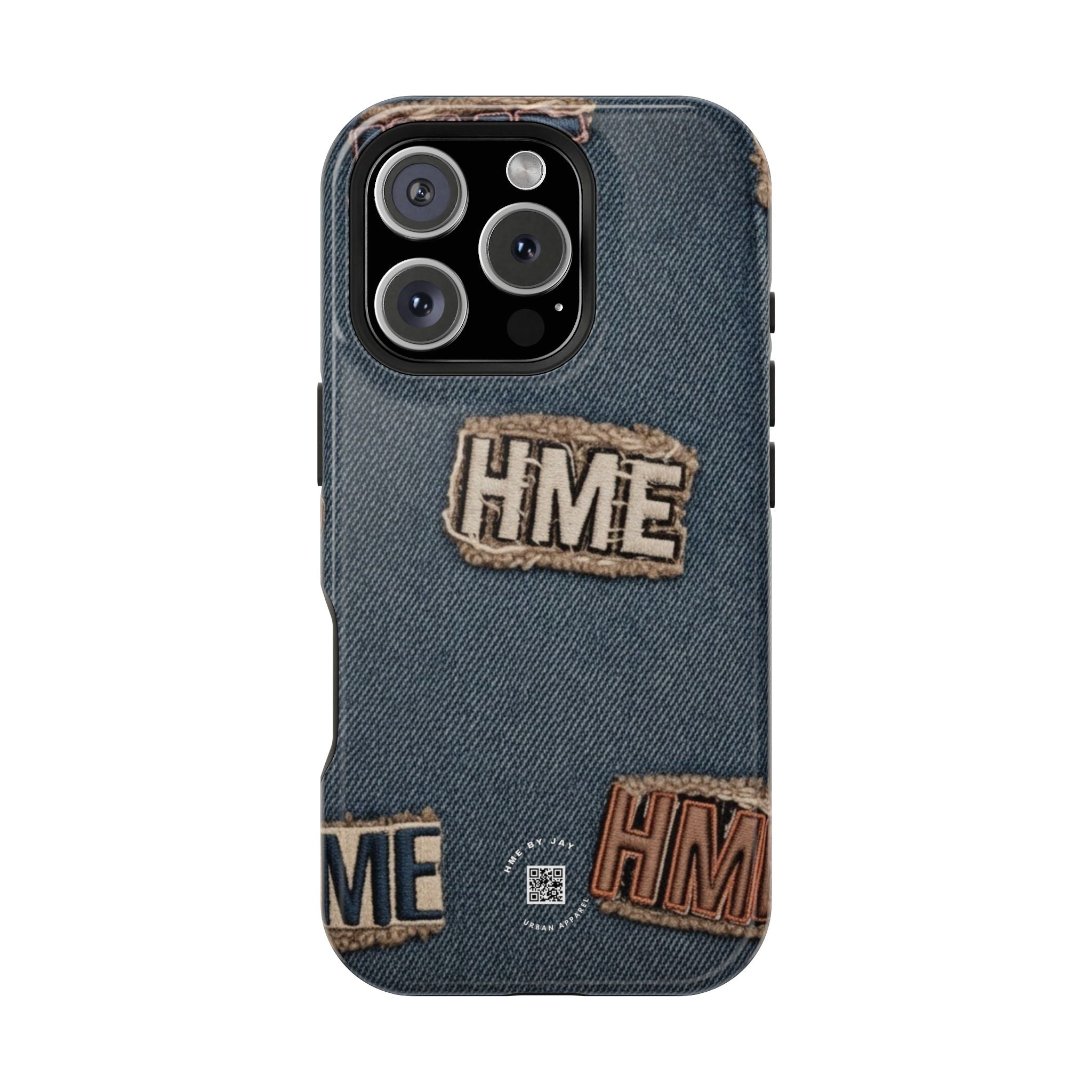 Denim HME Magnetic Impact-Resistant Case