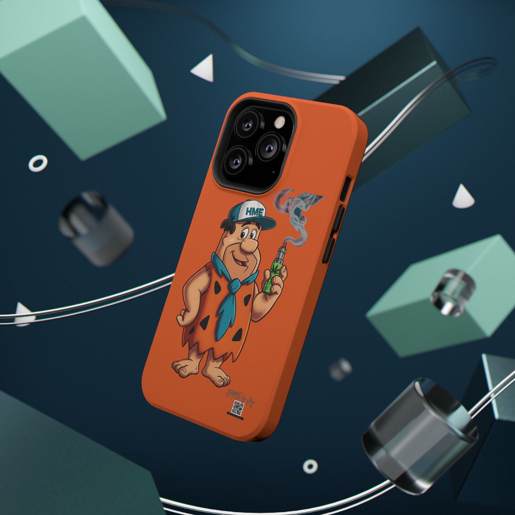 Phone Case - 420 Fred Flintstone with his THC Vape Pen Design