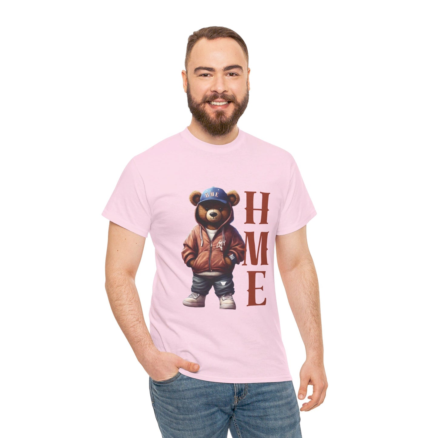 HME Bear Logo Collection Unisex Heavy Cotton Tee