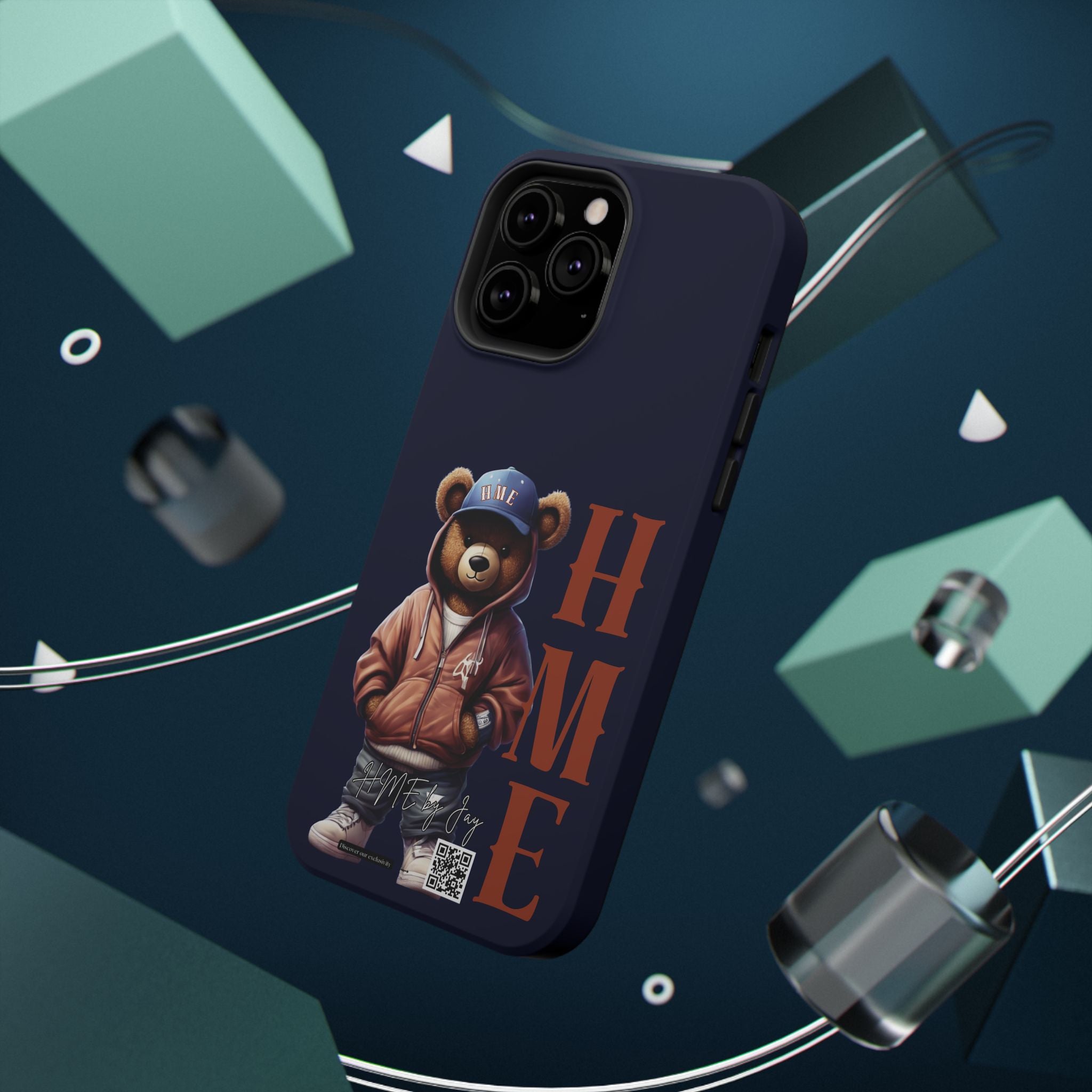 Phone Cases - HME Bear Logo Collection in Navy
