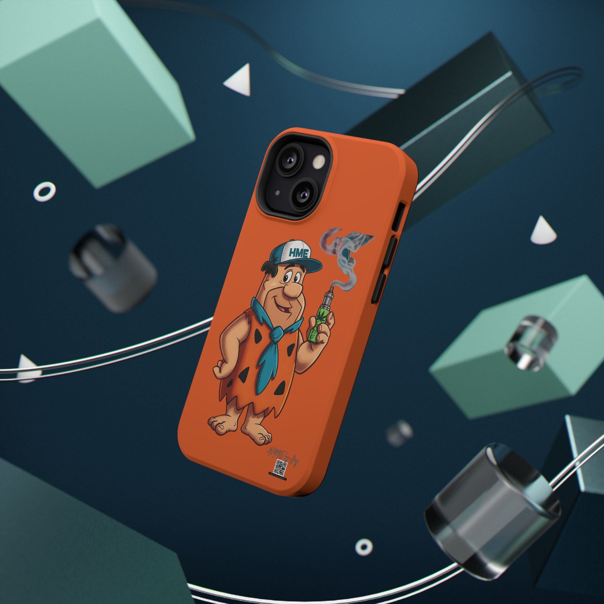 Phone Case - 420 Fred Flintstone with his THC Vape Pen Design