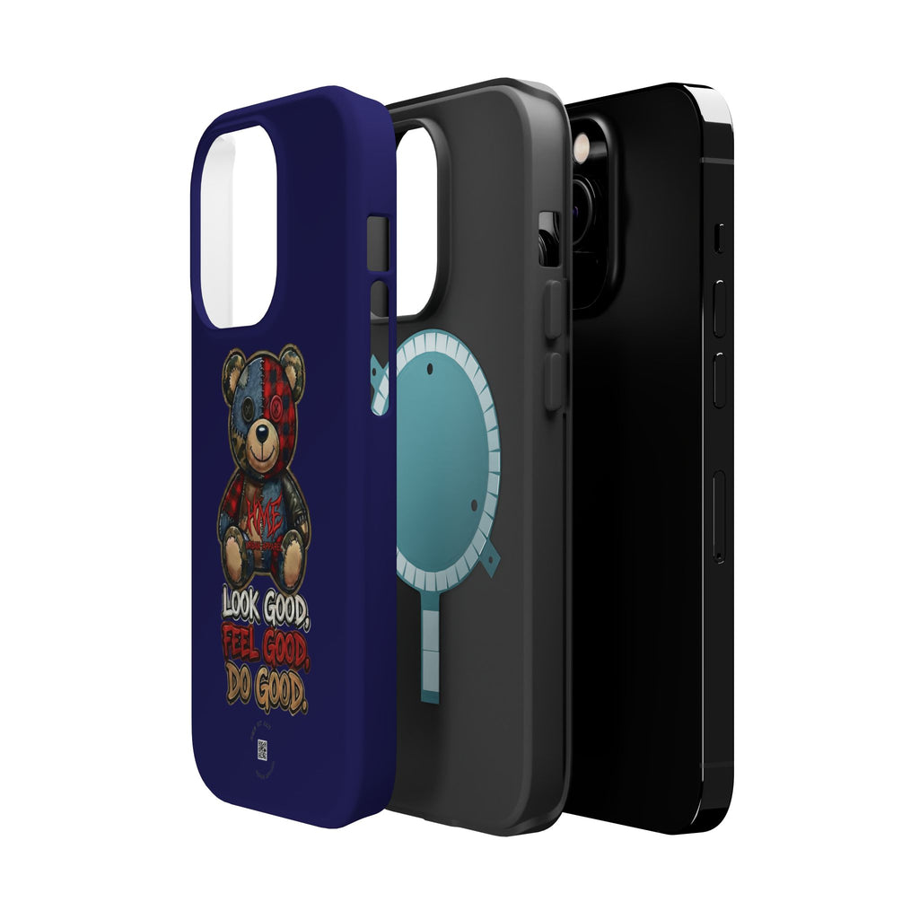Phone Case — "Look Good, Feel Good, Do Good" Teddy Magnetic Impact-Resistant Case