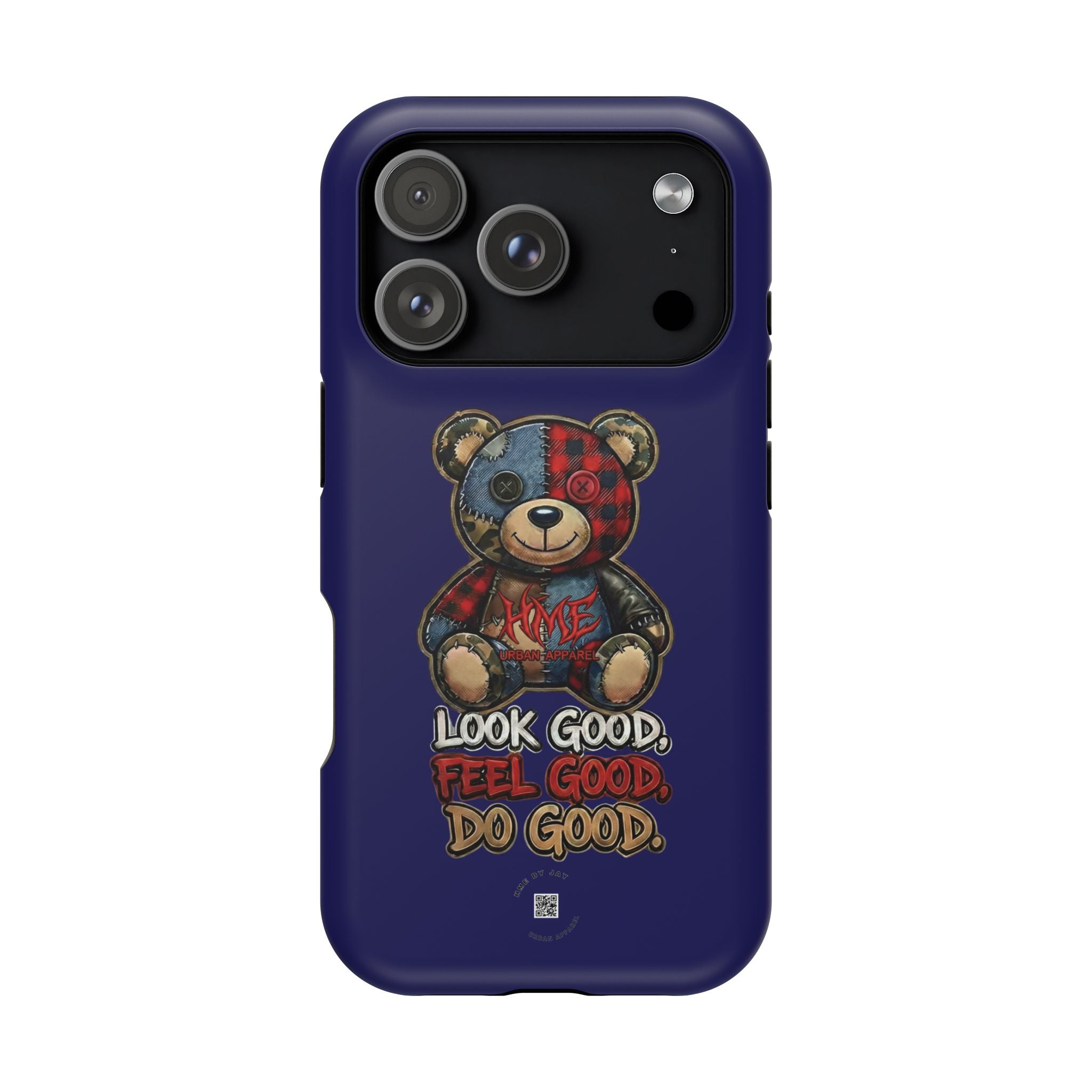 Phone Case — "Look Good, Feel Good, Do Good" Teddy Magnetic Impact-Resistant Case